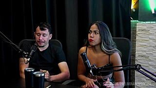 best moments from couple kaliente's podcast with bia hot, part 2 on sheer red