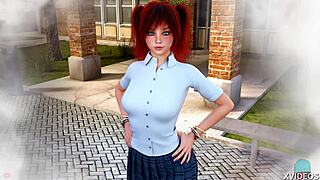 On a date with cute Johanna.