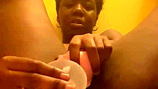 Hey, this ebony babe's solo dirty talk session with wet pussy and toys is insanely hot! 😈
