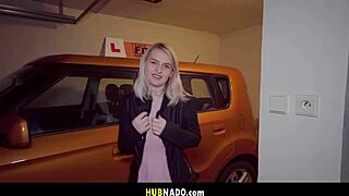 Blonde Kristys Naughty Driving Lesson With Instructor