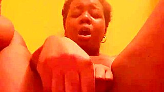 Hey, this ebony babe's solo dirty talk session with wet pussy and toys is insanely hot! 😈