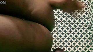 bbc tears my tight believer ass with giant cock in double penetration outdoor homemade.