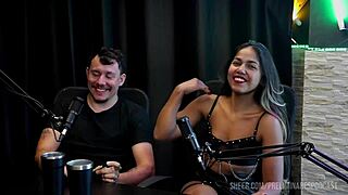 best moments from couple kaliente's podcast with bia hot, part 2 on sheer red