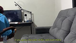 Risky handjob will she notice english subtitles