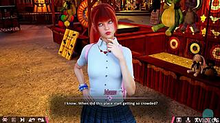 On a date with cute Johanna.