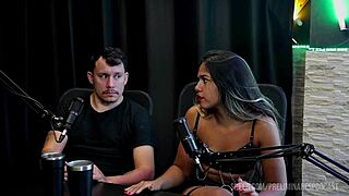 best moments from couple kaliente's podcast with bia hot, part 2 on sheer red