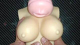 Intense Trio Kisses Dolly's Lips Before Anal Ass-to-Mouth Creampie on Tits