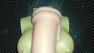 Intense Trio Kisses Dolly's Lips Before Anal Ass-to-Mouth Creampie on Tits