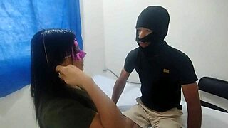 Doctor expresses milk from big tits teen while she licks balls, deepthroats huge cock, and swallows cum in hospital.