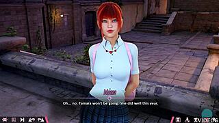 On a date with cute Johanna.