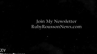 i'm forever owned by ruby rousson. in this intense femdom domination pov slave role.