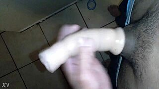 latina teases big cock with pocket pussy