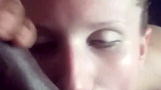 Can You Believe Lena Starr Gets Cum in Her Eye from That Monster Cock?