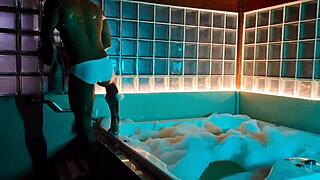 Vem fuder comigo nessa banheira de espuma