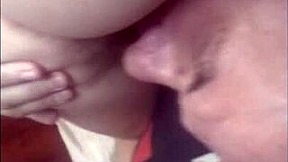 Cunnilingus Upper View With Mature Couple