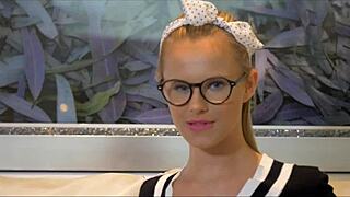 Photographer Jenna J Ross joins her lesbian models Jillian Janson and Aiden Ashley for a steamy threesome in 4K.