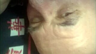 Cunnilingus Upper View With Mature Couple