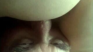 Cunnilingus Upper View With Mature Couple