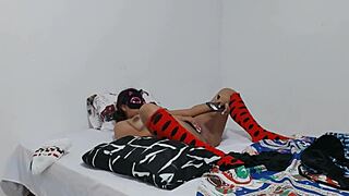 an 18-year-old student makes porn for teacher in uniform 😍