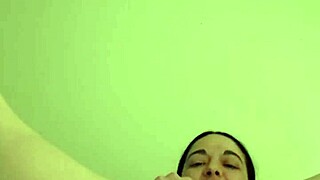 Emy Angel shows off her petite body and perfect features in a casual setting