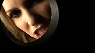 courtney cummz loves sucking cocks at the gloryhole, she's such a cum guzzler