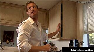 Perverted man binds and dominates Nujulia Ann and Jessica Jaymes in garage