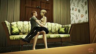 Madrasta Com Sono Enteado Com Tesão - Ep 1 - Happy Sims