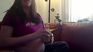 Azismiss Stuffing Ice Cream In Her Big Ass