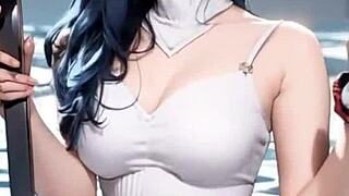 Jessy struts in bikini and lingerie as a sexy model