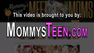 Busty Blonde Lesbian Stepmom Scissoring