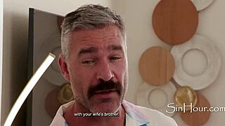 Husband shares wife's tight ass for intense fucking with Charles Dera and Axel Haze