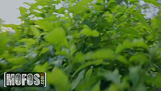 Ryan Keely Slips On Lingerie And Heels, Then Rides A Big Cock.