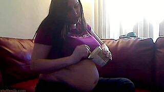 Azismiss Stuffing Ice Cream In Her Big Ass