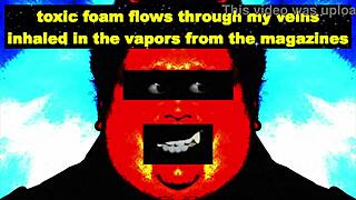 Randy Prozac creates toxic foam cumshots