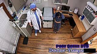 Dr Tampa examines bratty orphans in cheerleading physical with Mya 😉