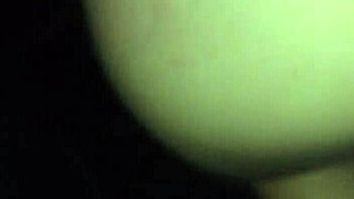 Madrasta bends over on the bench for outdoor fucking.