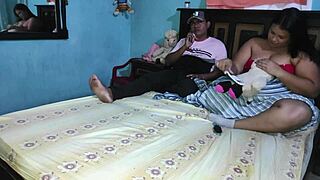 Shy Stepbrother Fucks Latina Hard