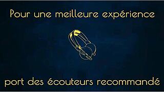 French sighs of Louise in solo audio porn