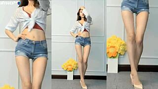 Korean Girl Dances Seductively