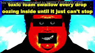 Randy Prozac creates toxic foam cumshots