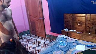 Desi hot foursome with two guys and girls in hardcore banging.