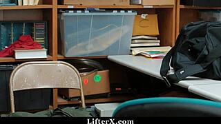 skinny teen feels scared after shoplifting crime punishment