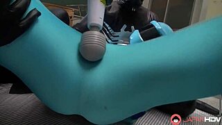 japanese girl in blue space uniform has group sex with sex toys uncensored