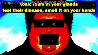 Randy Prozac creates toxic foam cumshots