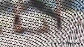 Amateurs bang hard at the beach party in a tent with blowjobs and cumshots.