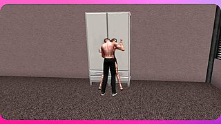 Leo boldly fucks Vancy hard in Second Life with intense cumshots