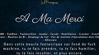 french language audio asmr with instructions femdom session