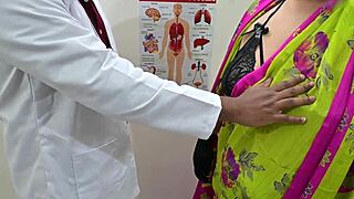 doctor using patient in clinic with horny tits