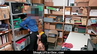 mall officer takes the teen 18+s nature of her crime serious and punishes her - shopliftersex