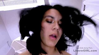 Can this sexy teen model resist seduction by the producer during her photoshoot?